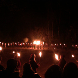 Feuerrunde Sportplatz